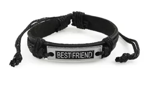 Bransoletka Best Friends Czarna Przyjaciel - Bransoletki - miniaturka - grafika 1