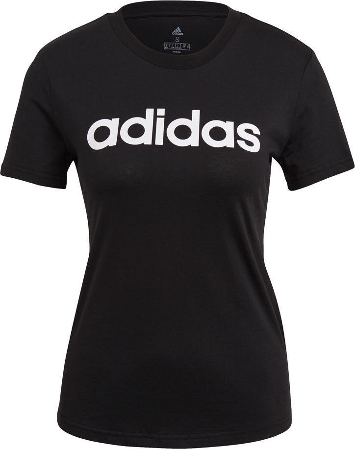 Adidas adidas Essentials Slim Logo Tee Damska Czarna GL0769 r. M