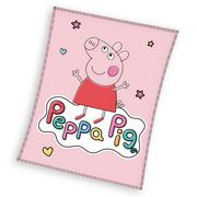 Koce i narzuty dla dzieci - Koc licencyjny polarowy 110x140 świnka Peppa pig - miniaturka - grafika 1