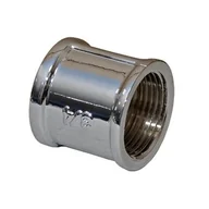 Akcesoria hydrauliczne - Złączka nakrętna (mufa) 3/8" chrom - miniaturka - grafika 1