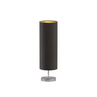 Lampy stojące - LYSNE, lampka nocna SYDNEY GOLD, czarny ze złotym wnętrzem - miniaturka - grafika 1