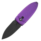 Noże - Nóż składany Bestech QUQU Purple Aluminium, Black DLC 14C28N by Gogo (BG57B-5) - miniaturka - grafika 1