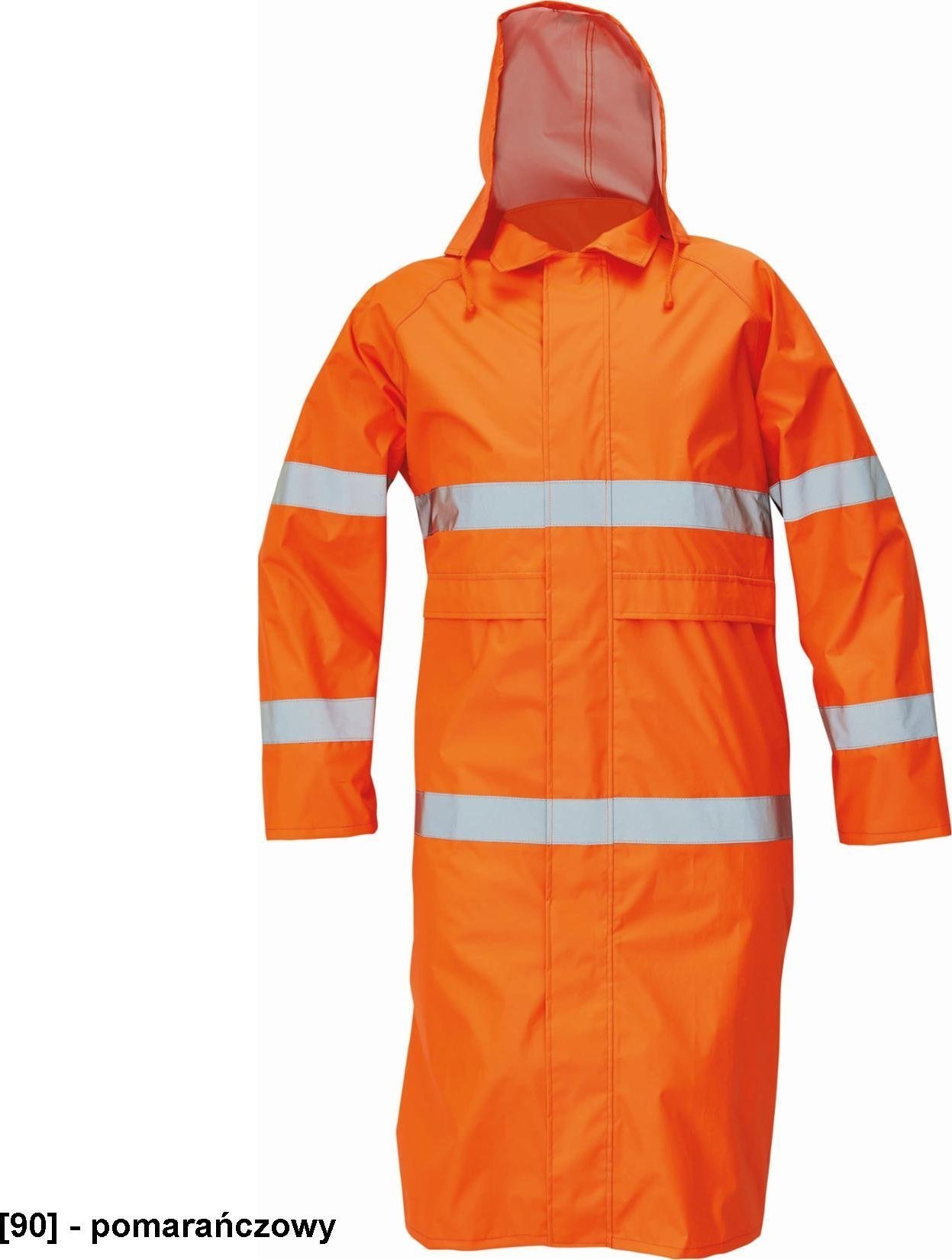 CERVA GORDON - płaszcz przeciwdeszczowy - pomarańczowy 3XL