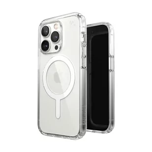 Speck Presidio Perfect-Clear + MagSafe - Etui iPhone 14 Pro z powłoką MICROBAN (Clear) - Etui i futerały do telefonów - miniaturka - grafika 1