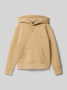 Bluza z kapturem i wyhaftowanym logo - Swetry dla chłopców - miniaturka - grafika 1