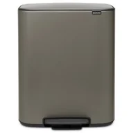 Kosze na śmieci - Brabantia Kosz na śmieci Bo Pedal Bin 60L ciemnooliwkowy 211409 - miniaturka - grafika 1