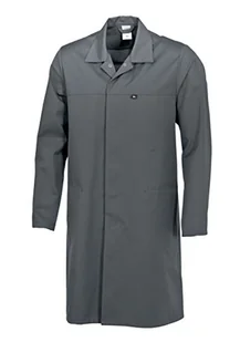 BP 1673-500-53-Sl płaszcz unisex, rękaw 1/1 z regulowanym rozcięciem na mankiecie, 210,00 g/m² mieszanka materiału, ciemnoszary, Sl - Płaszcze damskie - miniaturka - grafika 1