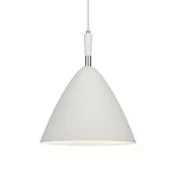 Lampy sufitowe - Markslojd LAMPA wisząca OSTERIA 107208 minimalistyczna OPRAWA metalowy zwis biały 107208 - miniaturka - grafika 1