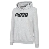 Bluzy damskie - Bluza z kapturem damska Puma ESS FL szara 84719703-XS - miniaturka - grafika 1