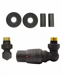 Zawór termostatyczny trójosiowy Master ciemny grafit strukturalny prawy All in One bez złączek - Zawory i kraniki Zawór termostatyczny trójosiowy Master ciemny grafit strukturalny prawy All in One bez złączek - Zawory i kraniki - miniaturka - grafika 1