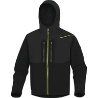 Odzież robocza - Delta Plus Kurtka Softshell z poliestru i elastanu kolor czarny rozmiar XXL HORT2NCXX HORT2NCXX - miniaturka - grafika 1