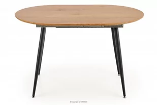 Okrągły stół rozkładany do salonu loftowy LOSTRI - Stoły - miniaturka - grafika 1