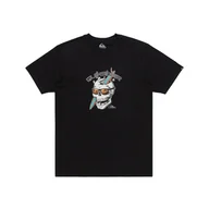 Koszulki męskie - Męska Koszulka z krótkim rękawem QUIKSILVER ONE LAST SURF SS EQYZT07674-KVJ0 – Czarny - miniaturka - grafika 1