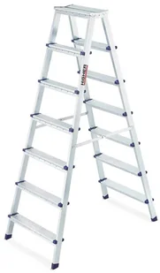 Drabina domowa schodki dwustronne HIGHER 2x7 S-1207 - Drabiny - miniaturka - grafika 1