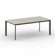 Stoły i stoliki do biura - B2B Partner Stół konferencyjny INFINITY 2000 x 1000 x 740 mm, dąb naturalny 499545 - miniaturka - grafika 1