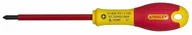 Śrubokręty - FATMAX Wkrętak elektrotechniczny FatMax VDE PZ1 X 100 mm STANLEY 1-65-418 - miniaturka - grafika 1