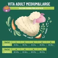Sucha karma dla psów - COMFY APPETIT VITA MEDIUM&LARGE LAMB 2,5KG - miniaturka - grafika 1