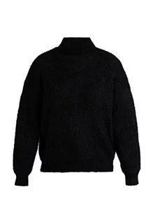 Swetry damskie - CARNEA Damski sweter z golfem 29525154-CA04, czarny, XL, czarny, XL-XXL - grafika 1