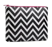 Kosmetyczki, organizery i kuferki - Milucca Big Makeup Bag Black&White - kosmetyczka 1szt. - miniaturka - grafika 1