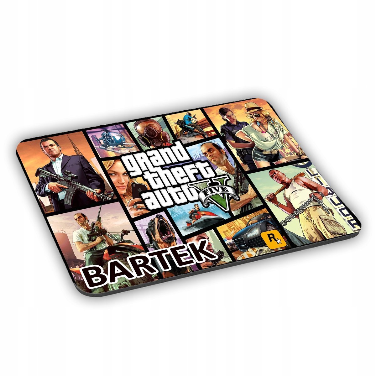 Podkładka pod myszkę Gta V GRAND THEFT AUTO + IMIĘ