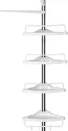 Akcesoria łazienkowe - Akcesoria łazienkowe ERGO hakano - CORNERBRACKET/WHITE/METAL/ - miniaturka - grafika 1