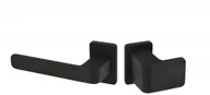 Klamki - Gałko-klamka Wala na krótkim szyldzie H6S26L/G5S50/SK3S42G6 (rękojeść 26 mm, szyld 42 mm) czarna anoda, lewa - miniaturka - grafika 1