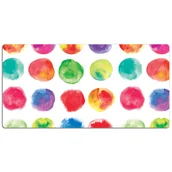 Podkładki na biurko - Podkładka na biurko Malowane kółka 120x60 cm - miniaturka - grafika 1