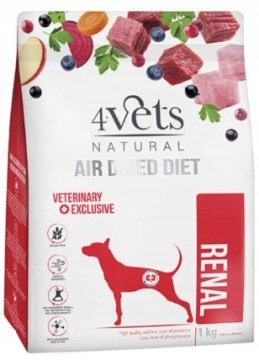 DOLINA NOTECI 4Vets Natural Renal karma suszona dla psów z niewydolnością nerek 1kg