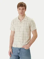 Koszule męskie - Guess Koszula M6GH46 W1754 Beżowy Regular Fit - miniaturka - grafika 1