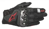 Rękawice motocyklowe - Alpinestars Smx-1 Air V2 Gloves Black Red Fluo, czarne/czerwone, S - miniaturka - grafika 1