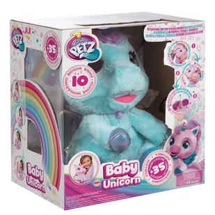 Tm Toys Maskotka interaktywna My Baby Unicorn Niebieski GXP-790754 - Zabawki interaktywne dla dzieci - miniaturka - grafika 1