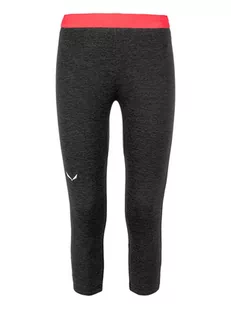 Salewa Legginsy funkcyjne "Boa" w kolorze czarnym - Spodnie sportowe damskie - miniaturka - grafika 1