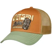 Czapki i chusty sportowe męskie - Czapka Trucker Aloha Honolulu by Stetson, pomarańczowy, One Size - miniaturka - grafika 1