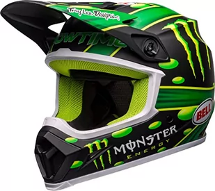 BELL KASK MX-9 MIPS SHOWTIME matowy czarny/zielony XL - Kaski motocyklowe - miniaturka - grafika 1