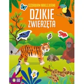 Kolorowanki, wyklejanki - ZIELONA SOWA Ozdabiam naklejkami. Dzikie zwierzęta - praca zbiorowa - miniaturka - grafika 1