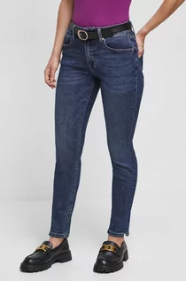 Spodnie damskie - Medicine jeansy damskie kolor granatowy - grafika 1