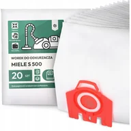 Worki do odkurzaczy - 20x Worek do Odkurzacza Miele S 500 Syntetyczny Duży Mocny Torba Worki G9 - miniaturka - grafika 1