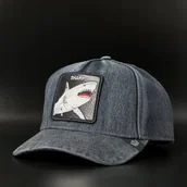 Czapki i chusty sportowe męskie - Goorin Bros czapka z daszkiem Smurf Shark Rekin edycja limitowana - miniaturka - grafika 1