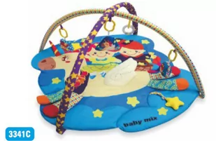 Baby Mix MATA EDUKACYJNA-JEDNOROŻEC-KARTON - Maty edukacyjne - miniaturka - grafika 1