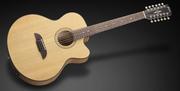 Gitary elektryczne - Framus FJ 14 SMV - Vintage Transparent Satin Natural Tinted + EQ (12-string) gitara elektroakustyczna - miniaturka - grafika 1