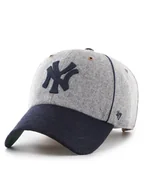 Czapki męskie - 47 Brand Czapka z daszkiem MLB New York Yankees B-BRKCU17WIS Szary - miniaturka - grafika 1
