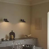 Lampy ścienne - DFTP by Nordlux Kinkiet Darci Short, wysięg 33,5 cm, czarny - miniaturka - grafika 1