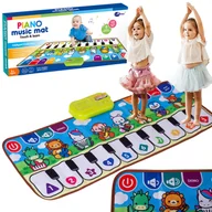 Maty edukacyjne - MATA MUZYCZNA KOLOROWA TANECZNA INTERAKTYWNA ZWIERZĄTKA DŹWIĘK DLA DZIECI - miniaturka - grafika 1