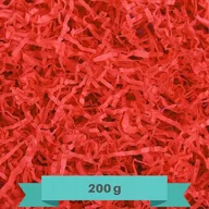 Folia, papier śniadaniowy, serwetki - Creative Deco papier cięty pakowy, wypełniacz papierowy, 200g, czerwony - miniaturka - grafika 1