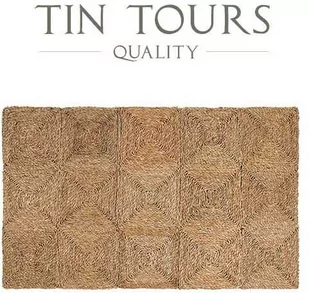 PROSTOKĄTNA MATA PODŁOGOWA Z TRAWY MORSKIEJ 90x150 cm - Dywany - miniaturka - grafika 1