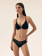 Biustonosze - Biustonosz push-up Sydney Bloovii czarny 75B - miniaturka - grafika 1