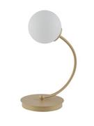 Lampy stojące - Sigma złota lampka nocna 50303 VELVET nowoczesna lampka stołowa do sypialni na stolik nocny 50303 - miniaturka - grafika 1