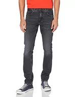 Spodenki męskie - Tommy Hilfiger Męskie spodnie Extra Slim Layton STR Agar Black - miniaturka - grafika 1