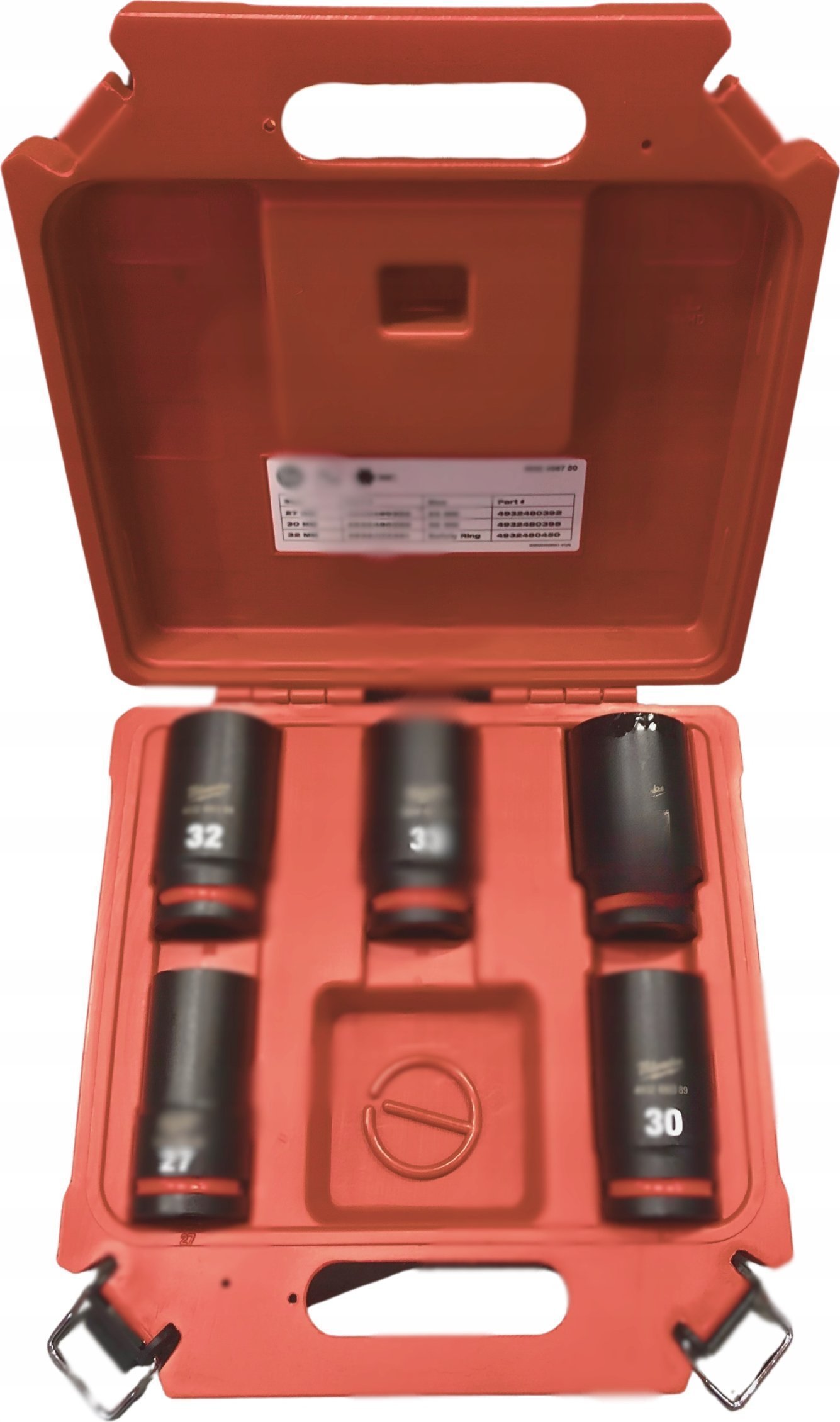 Milwaukee Set of impact heads extended 3/4