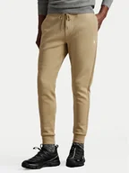 Spodnie sportowe męskie - Polo Ralph Lauren Spodnie dresowe 710881518082 Beżowy Regular Fit - miniaturka - grafika 1